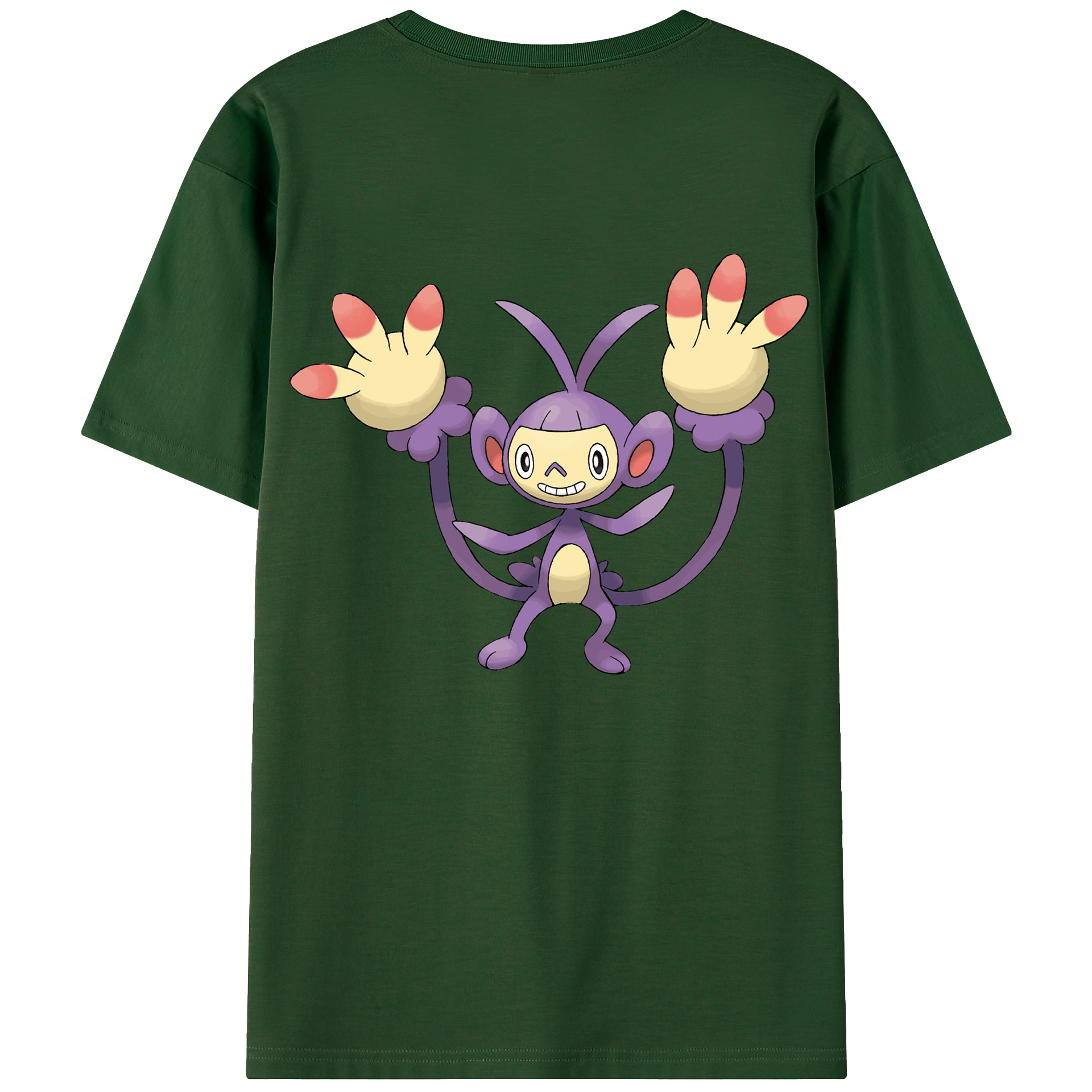 （画像用） ポケットモンスター Pokémon 綿100％半袖Tシャツ（背面プリント）